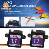 Watpop Micro Digital Servo, 1.7g Động cơ Servo siêu nhỏ kỹ thuật số điện áp thấp, Đầu nối JST Mini C017CLS Ultra Nano bền bỉ cho đồ chơi ô tô máy bay RC