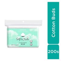 Watsons Bông Tăm Watsons Love My Softness Soft & Clean Cotton Buds 200 Cây