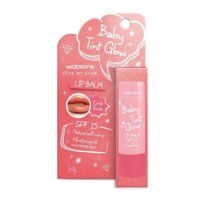Watsons Son Dưỡng Chống Nắng Watsons Baby Tint Glow Lip Balm Spf15 3.9g .#Hồng San Hô Coral Rose