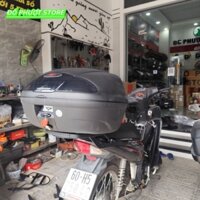 Wave RSX lên baga Givi MV và thùng sau E450N2 Classic.