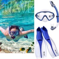 WAVE Set Đồ Lặn Biển Gồm 3 Món Gồm Mặt Nạ Và Ống Thở Tiện Dụng