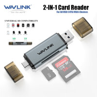 Wavlink Đầu Đọc Thẻ Nhớ micro sd sdxc sdhc mmc rs-mmc micro sdxc 2 Trong 1