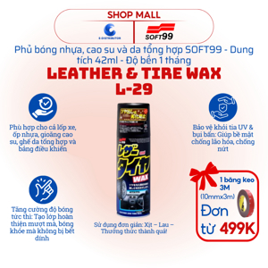 Wax phủ bóng sơn 3 tháng SOFT99