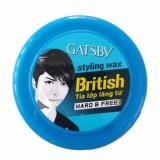 Wax tạo kiểu tóc Gatsby British Styling Hard & Free Xanh 75g