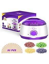 Wax Warmer,Todoxi Professional Electric Wax Heater 100W Hair Removal Kit, 4 PackWax Beans, 50 Wax Applicator Sticks