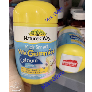 Way Kids Smart Vita Gummies Calcium - kẹo bổ xung vitamin D, canxi cho bé