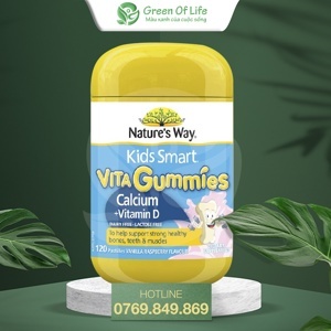 Way Kids Smart Vita Gummies Calcium - kẹo bổ xung vitamin D, canxi cho bé