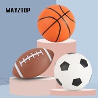 WAY2TOP Bộ bóng thể thao , Bóng tập luyện mạnh bằng nhựa, Bóng đá tập trung phối hợp chống mài mòn đơn giản
