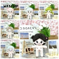 WAY2TOP Búp bê Cotton 20cm, có thể đặt theo hình dạng Anime Dress Up Búp bê, Búp bê khỏa thân nhồi bông mềm mại hoạt hình bền bỉ