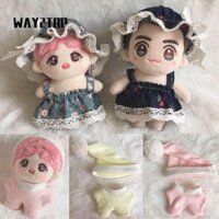 WAY2TOP Đầm Thời Trang, Chất Liệu Cotton 7 Phong Cách Jumpsuit Quần, Mặc Ngủ Mặc Đồ Ngủ Bộ Đồ Ngủ Búp Bê Cotton 10cm