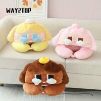 WAY2TOP Gối Cổ Hình Chữ U, Gối Ngủ Cổ Hình Chữ U, Anime Noon Break Với Áo Khoác Gối Du Lịch Có Mũ Trùm Đầu Bền Đẹp Du Lịch