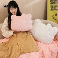 Way2top Gối Hello Kitty, Gối Ném Hoạt Hình Thú Nhồi Bông, Đệm Lưng Mềm Mại Lông Tơ Dễ Thương Cho Sofa Phòng Ngủ