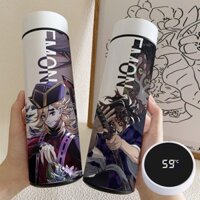 [Wayitrs] Demon Slayer Hoạt Hình Bình Giữ Nhiệt Thông Minh Cốc Dung Tích Lớn Thép Không Gỉ Di Động Giá Trị Cao Đo Nhiệt Độ Hiển Thị Cốc Nước Ngoại Vi Học Sinh Holi