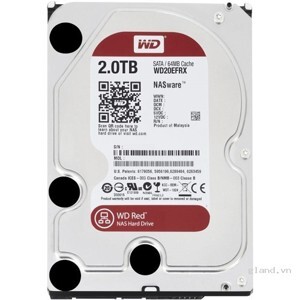 Ổ cứng HDD Western WD Caviar Red 2TB/ 7200Rpm/ Cache 64M/ Sata 3 (6.0 GB/s)