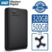 Wd Elements 500GB Di Động Bên Ngoài Ổ Cứng Đĩa USB 3.0 HD Dung Lượng HDD SATA Thiết Bị Lưu Trữ Chính Hãng Cho Máy Tính PC PS4 TV