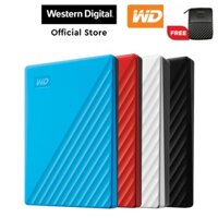 Wd My Passport 1TB / 2TB / 4TB / 5TB Ổ cứng gắn ngoài di động HDD USB3.0 Đỏ / Xanh / Đen