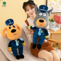 Wdfqw Cảnh Sát Trưởng Labrado Sang Trọng Lông Tơ Gối Ngủ Sofa Trang Trí