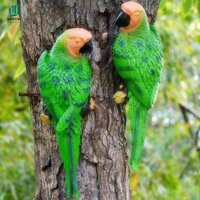 Wdfqw Điêu khắc Cây treo tường Cây cảnh treo đồ trang trí sân vườn ngoài trời / trong nhà đáng yêu