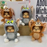 Wdfqw Monchi Sang Trọng Móc Khóa Túi Dễ Thương Mặt Dây Chuyền Hoạt Hình