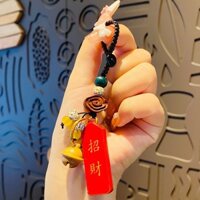 Wealth Good Fortune Móc Chìa Khóa Cặp Đôi Móc Khóa Sinh Nhật Quà Tặng Năm Mới | Wealth Good Fortune Key Rings Couple Keychain Birthday New Year Gift