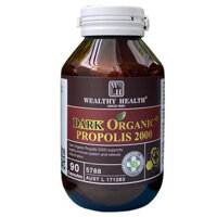 Wealthy Health Dark Organic Propolis 2000 hỗ trợ làm chậm quá trình lão hóa