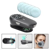 Wearable Air Purifiers Smart for Face Mask Used in Running Tourism Cycling