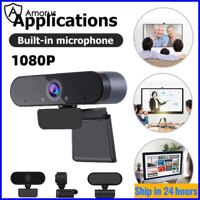 Webcam Amorus] Với Microphone Webcam Hd 1080P Cho Pc Webcam Cho Máy Tính Xách Tay USB Máy Tính Camera HD Webcam 1080P Cho Máy Tính Xách Tay Stream Webcam LazadaMall