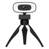 Webcam C10 2K HD không biến dạng 360 độ Xoay ba tốc độ lấp đầy ánh sáng ổ đĩa miễn phí USB, Tích hợp micrô âm thanh rõ ràng