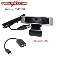 Webcam cho máy tính CM330G + Tặng cáp OTG cho điện thoại