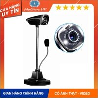 Webcam để bàn cao có mic dùng cho máy tính có tích hợp mic 12 triệu điểm ảnh, Có thể điều chỉnh HD LED ban đêm