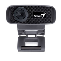 Webcam Genius Facecam 1000X V2 Black Chính hãng (HD 720p 30fps, Tiêu cự tùy chỉnh, Mic chống ồn, USB 2.0)