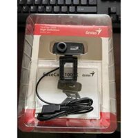 Webcam Genius Facecam 1000X V2 Black Chính hãng (HD 720p 30fps, Tiêu cự tùy chỉnh, Mic chống ồn, USB 2.0)