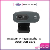 Webcam ghi hình Logitech C270 chuẩn HD - Hàng chính hãng, bảo hành 24 tháng