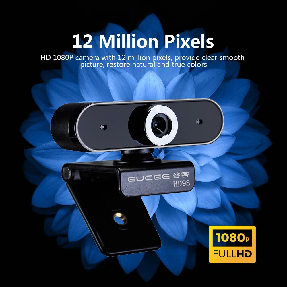 Webcam Gucee HD98 xoay 360 độ
