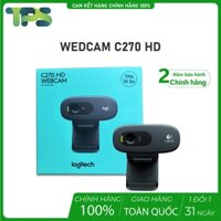 WEBCAM HD Logitech C270 khuyên dùng cho android tv box | Hàng chính hãng, Bảo hành chính hãng 2 năm | TPST Shop