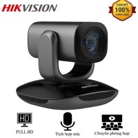 Webcam Hikvision DS-U102 PTZ tiêu cự, Chuẩn Full HD, tự động bắt nét, tích hợp mic, chống ồn,set up 5 điểm - Hàng Chính Hãng - DS-U102