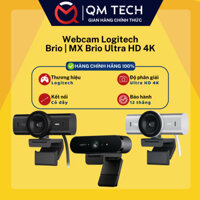 Webcam Livestream Logitech Brio 4K / MX Brio 4K - tặng kèm chân tripod - QMTECH STORE