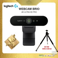 Webcam Logitech Brio 4K Ultra HD Pro chính hãng tặng chân bảo hành theo serial website Logitech