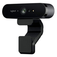 Webcam Logitech BRIO - 4K Ultra HD, tự động chỉnh sáng &amp; lấy nét, mic kép to rõ loại bỏ tiếng ồn, góc rộng 78 độ - Hàng chính hãng
