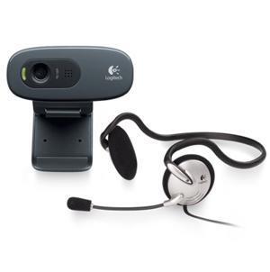 Webcam Logitech C270H -  Có tai nghe