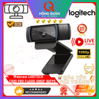 Webcam Logitech C920 PRO Full HD 1080P 30FPS Mic Kép To Rõ, Tự Động Lấy Nét HD New - Hàng Chính Hãng