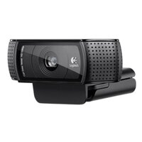 Webcam Logitech C920 Pro Full HD 1080p 30FPS - micro kép to rõ, tự động lấy nét và chỉnh sáng HD, thấu kinh Full HD cao cấp, phù hợp PC Laptop Mac - Hàng chính hãng