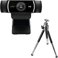 Webcam Logitech HD C922 Pro Stream, camera 1080p chuyên stream, ghi lại phiên gaming của bạn với chất lượng HD tươi sáng, đi kèm chân đỡ và khả năng thay đổi phông nền.