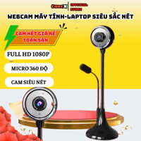 Webcam máy tính có mic xoay 360 A09 FULL HD NEW 2024 cao cấp dùng học tập, live camera trên pc laptop