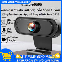Webcam máy tính full HD 1080p cực nét có Mic dùng cho máy tính laptop full box và phụ kiện bảo hành