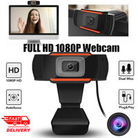 Webcam Máy Tính kẹp, Camera Có Mic 1080p Cho Laptop Học Online ZOOM, Trực Tuyến- Hội Họp-Gọi Video Hình Ảnh Sắc Nét