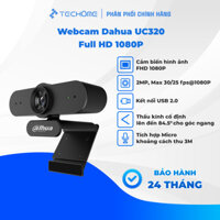 Webcam máy tính laptop Full HD 1080P DAHUA HTI - UC320 có mic học online livestream - Hàng chính hãng