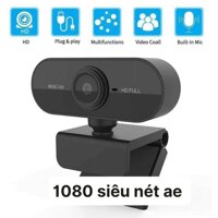 Webcam Mini Hd 1080p 720p Tích Hợp Micro Tiện Dụng Cho Máy Tính, học online livestream, Webcam máy tính Full HD Rõ nét - PC01-1080-P full hd