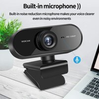 Webcam Mini Hd 1080p 720p Tích Hợp Micro Tiện Dụng Cho Máy Tính, học online livestream, Webcam máy tính Full HD Rõ nét - Q16-1080P full hd