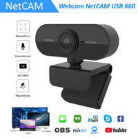 Webcam NetCAM USB K60 độ phân giải 1080P